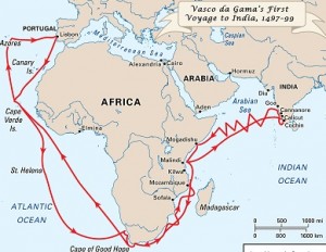 Vasco de Gama Voyage to India